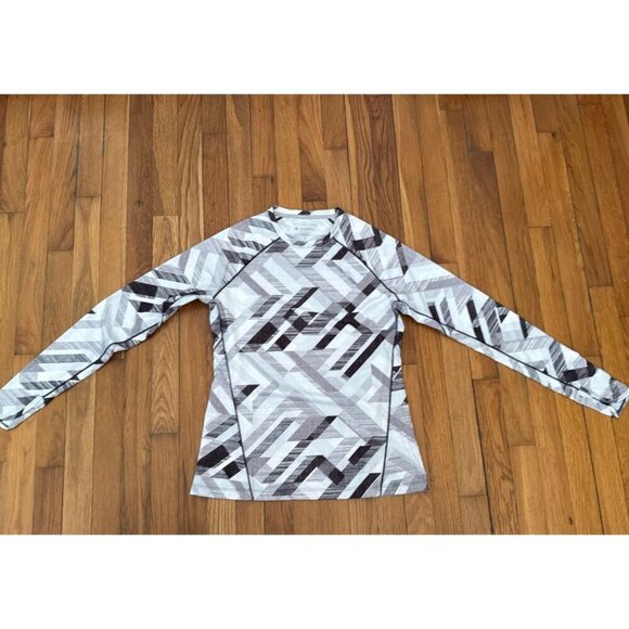 Coolibar Tops - Coolibar UPF 50+ Women's Accelera Tee Fitness Gray/ White Size Small